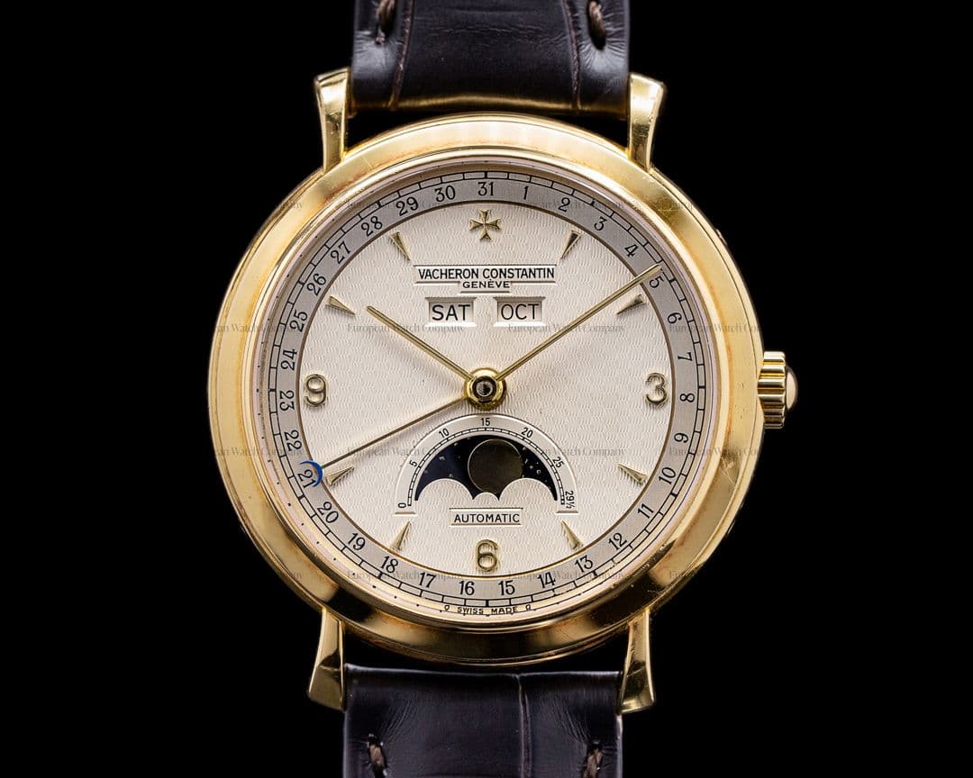 Vacheron Constantin Triple Calendar Moonphase 47050 18K Yellow Gold VC SERVICED