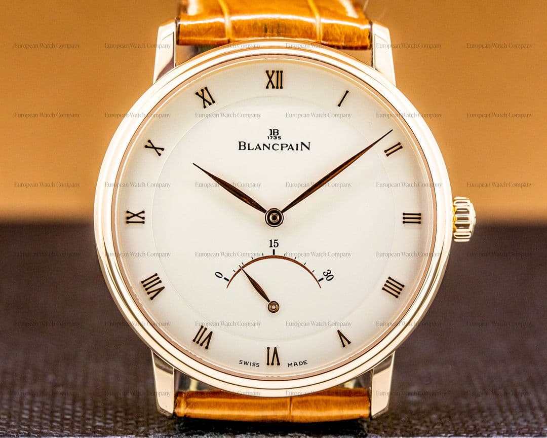 Blancpain Villeret Retrograde Seconds 18K Rose Gold 