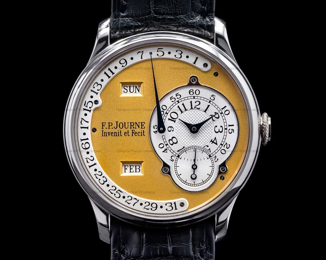 F. P. Journe Octa Calendrier Platinum / Yellow Gold Dial 38MM 2004 BRASS MOVEMENT FUL