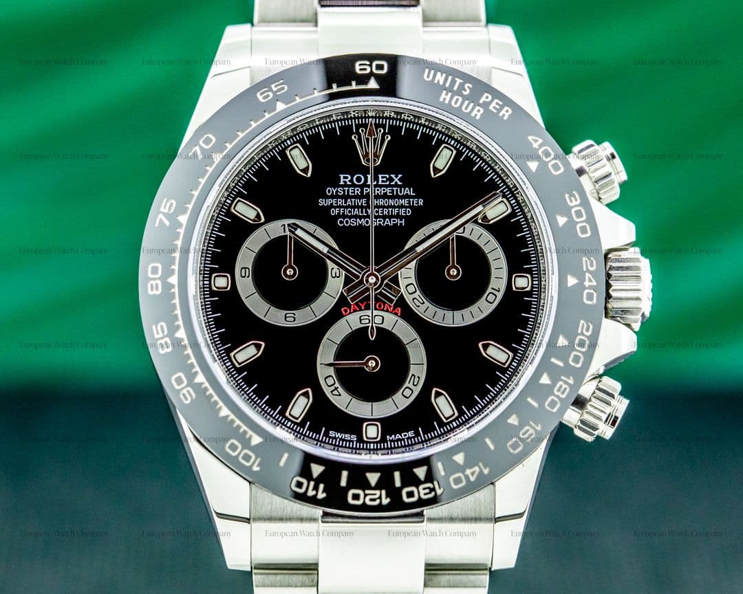 Rolex Daytona 116500 Ceramic Bezel SS / Black Dial 