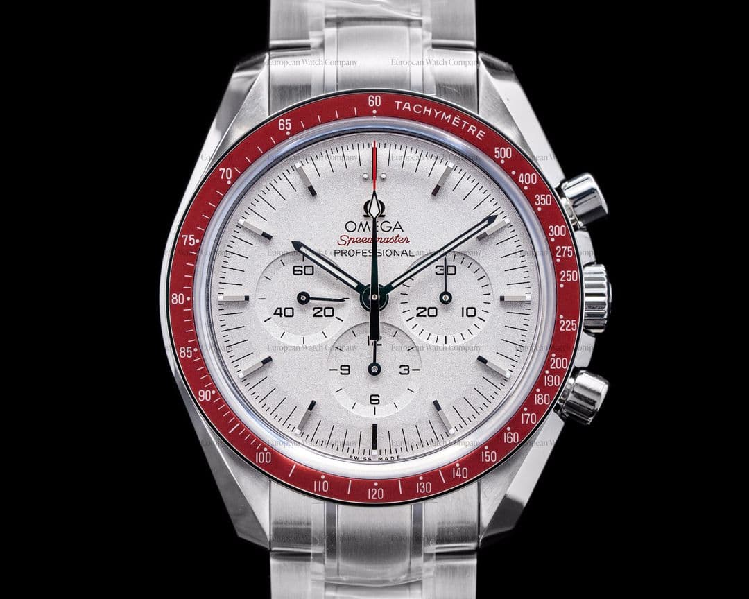 Omega Speedmaster Professional "Tokyo 2020" Limited Edition Red Bezel 