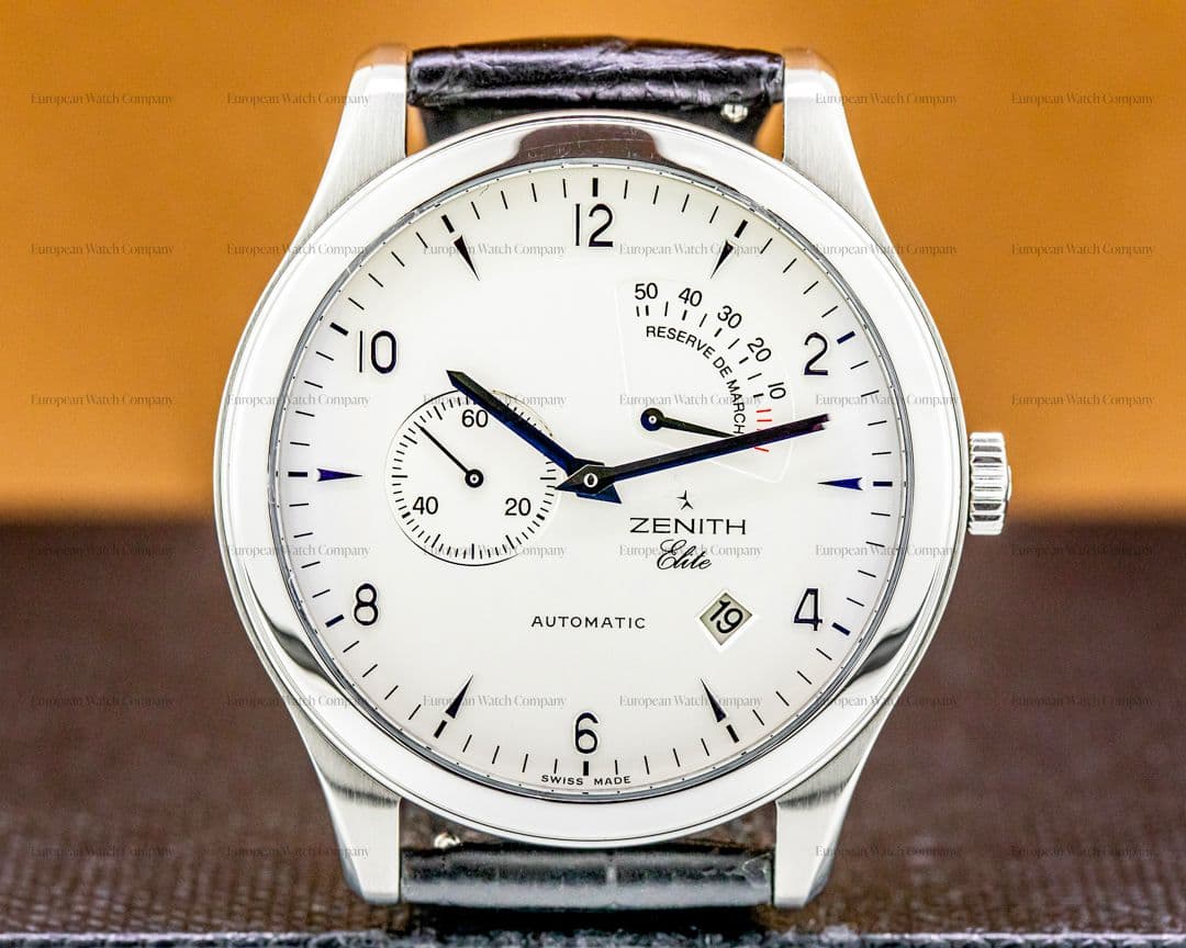 Zenith Grande Elite Power Reserve SS Silver Dial