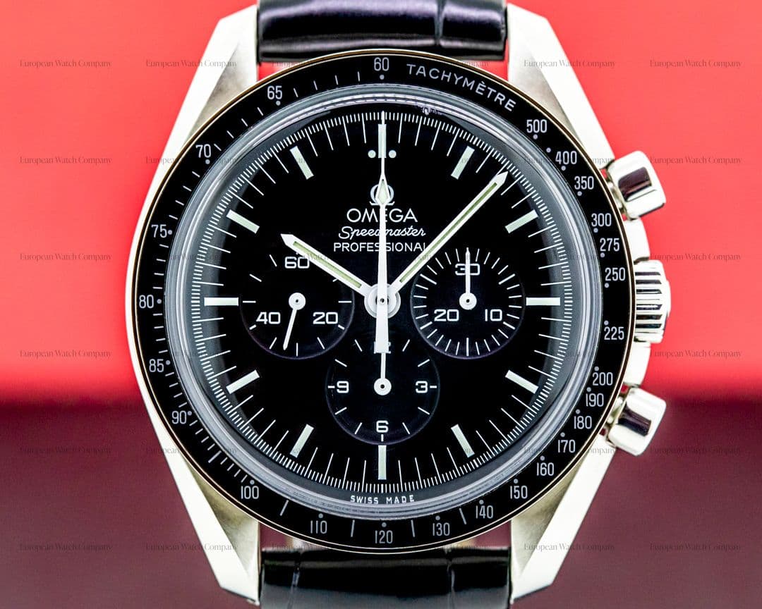 Omega Speedmaster Professional Black Dial SS 