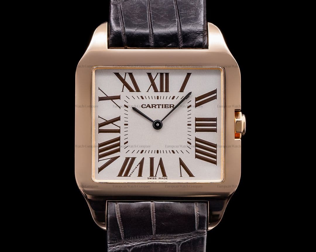 Cartier Santos Dumont Rose Gold Manual Wind