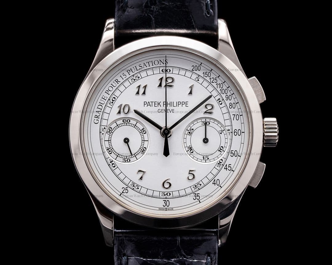 Patek Philippe Chronograph 5170G 18K White Gold / Silver Pulsation 