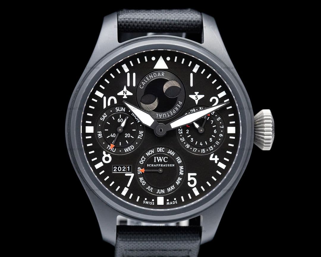 IWC Top Gun Big Pilot Perpetual Calendar Ceramic 