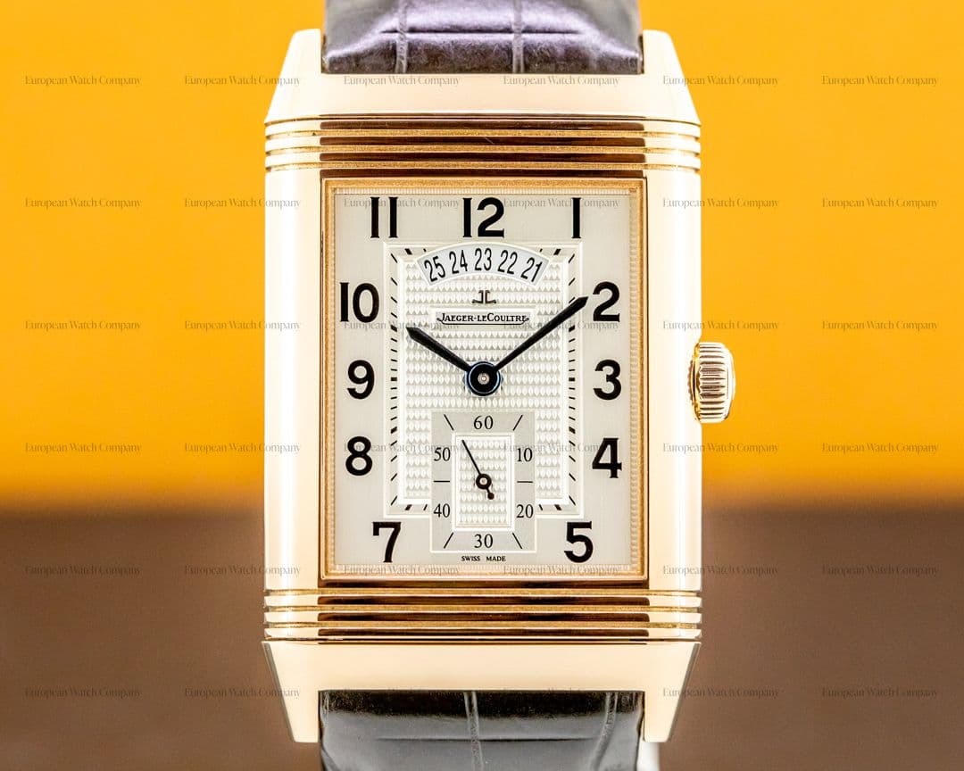 Jaeger LeCoultre Grande Reverso 986 DuoDate 18k Rose Gold