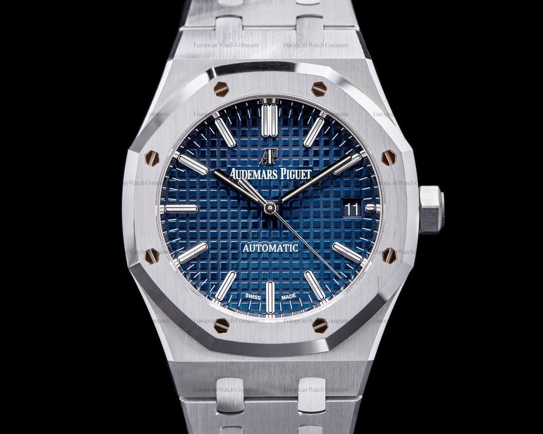 Audemars Piguet Royal Oak 15450ST Blue Dial SS / SS Midsize 