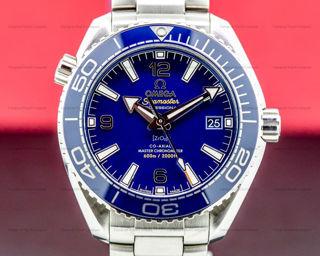 Omega Seamaster Planet Ocean Co-Axial Blue Dial SS / SS 39.5MM