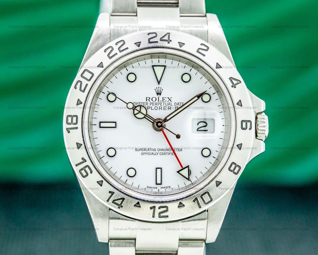 Rolex Explorer II 16570 Black Dial 