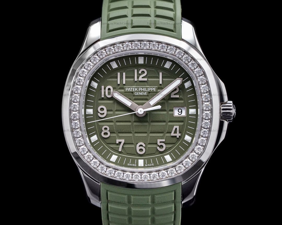 Patek Philippe Aquanaut 5267 Luce Khaki Green Dial / Diamond Bezel UNWORN

