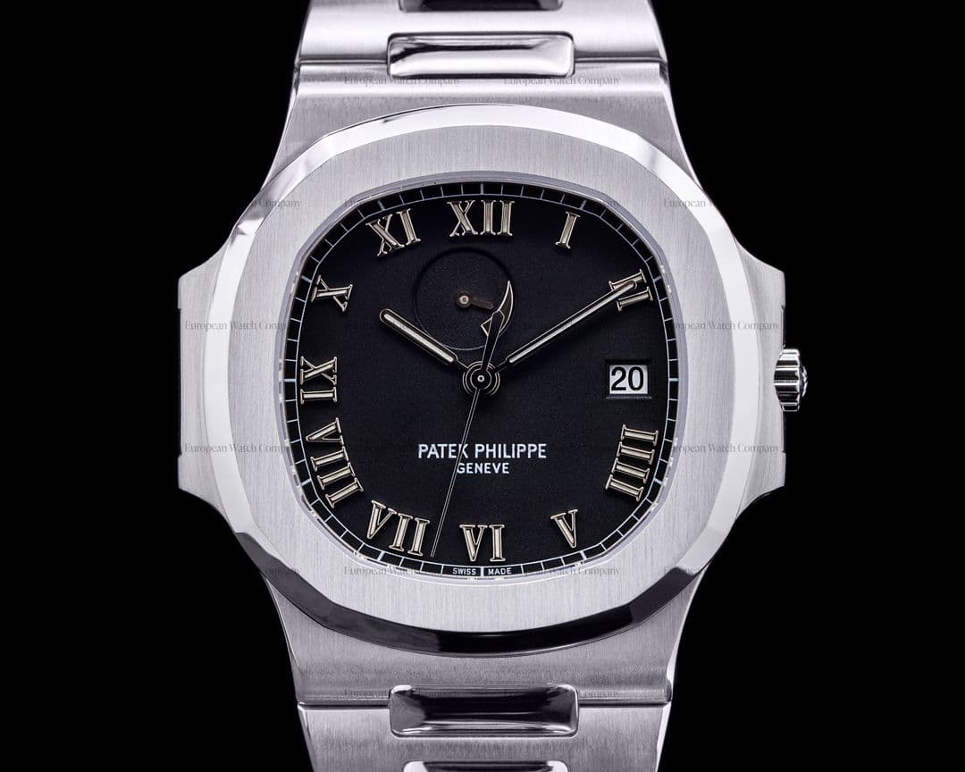 Patek Philippe Nautilus 3710 "Comet" SS Black Dial FULL SET