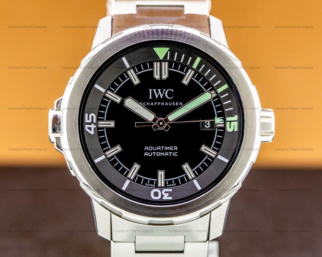 IWC Aquatimer Automatic Black Dial SS / SS