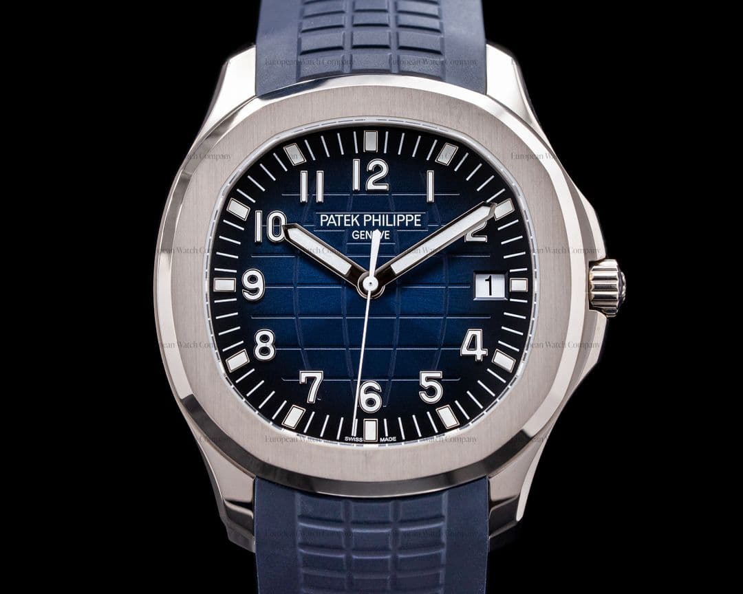 Patek Philippe Aquanaut 5168G 18K White Gold / Blue Dial 2021