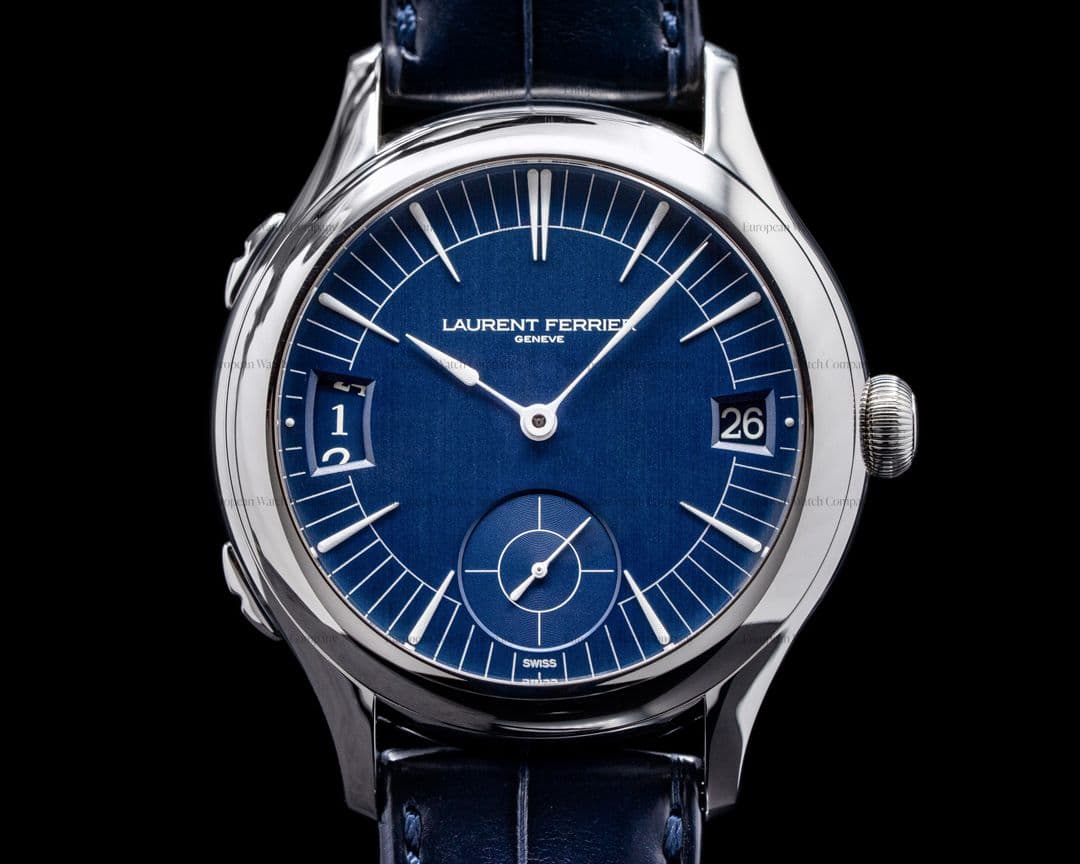 Laurent Ferrier Galet Traveller Stainless Steel Blue Dial UNIQUE