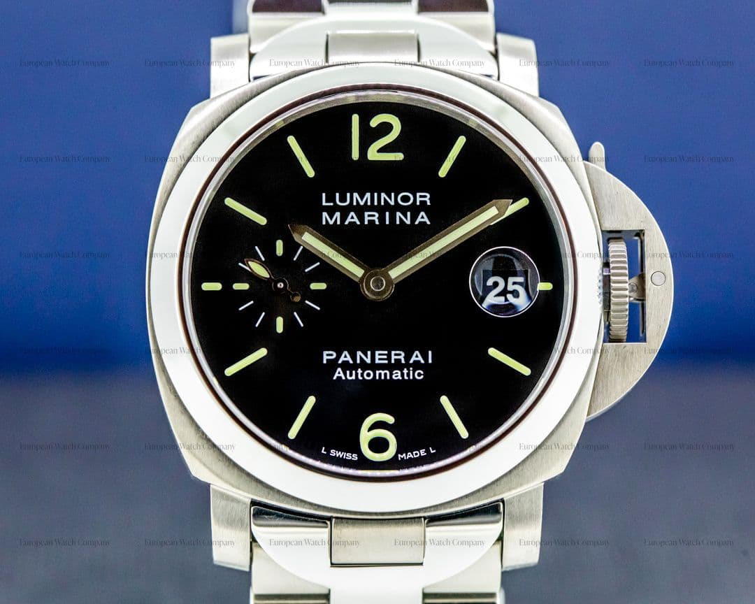Panerai Luminor Automatic 40mm SS/Titanium Black Dial 
