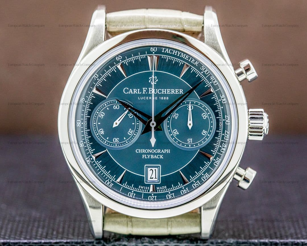 Carl. F Bucherer Manero Flyback SS Blue Dial