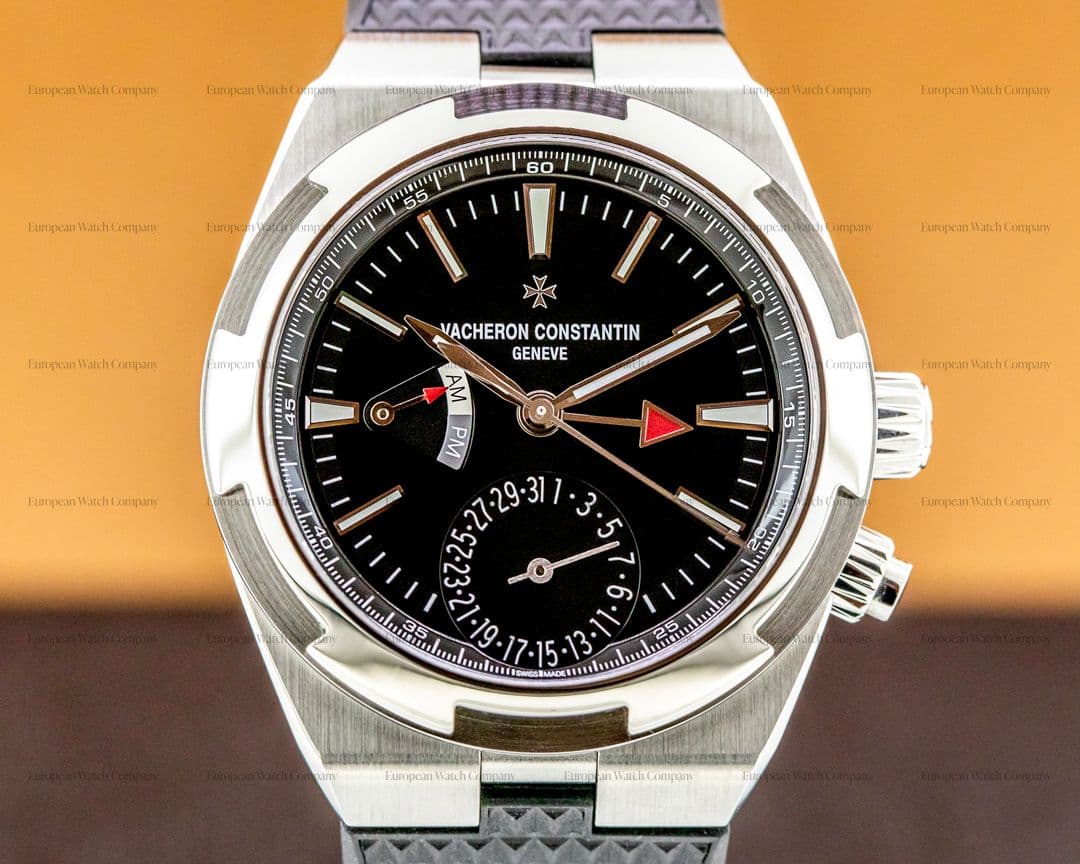 Vacheron Constantin Overseas Dual Time 7900V SS Black Lacquer Dial