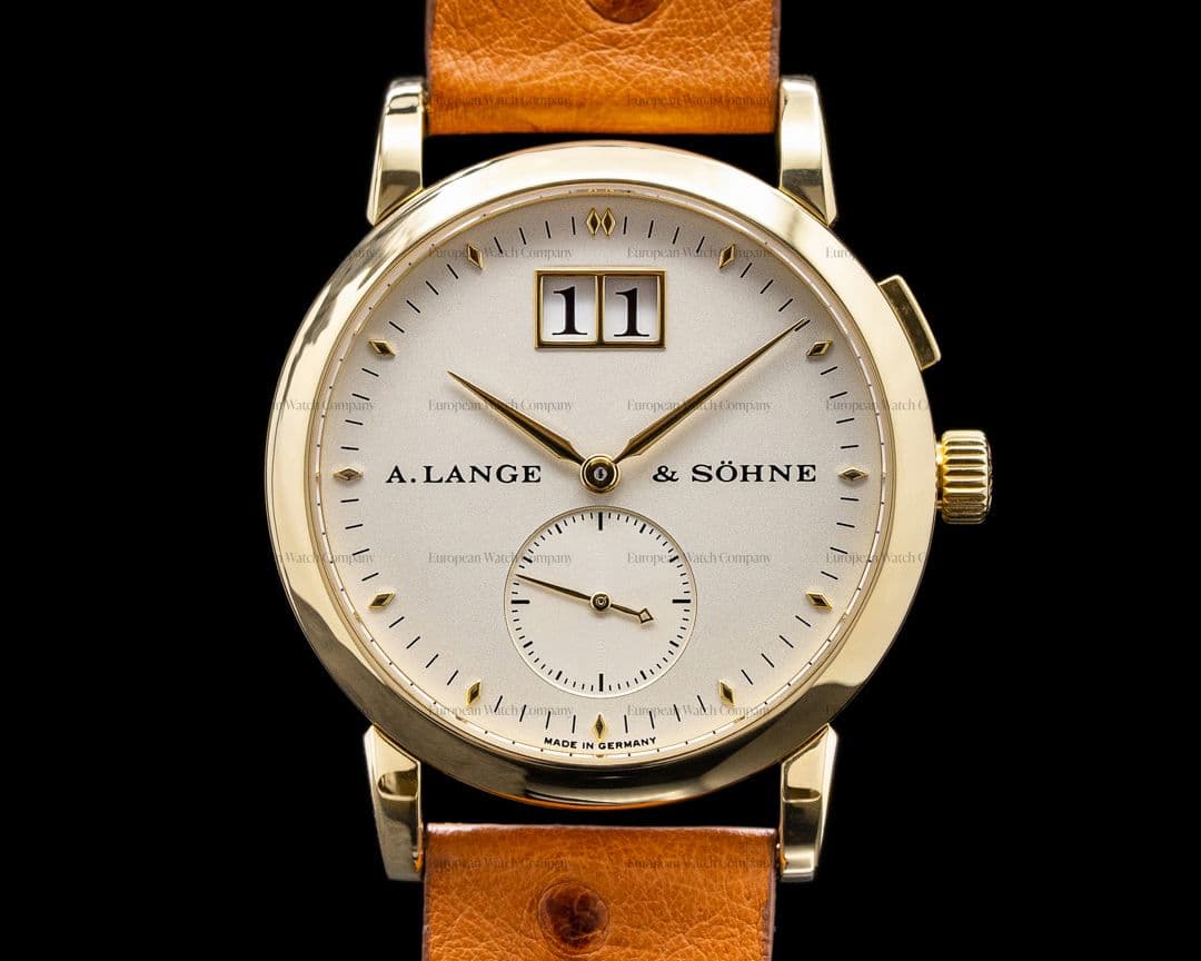 A. Lange and Sohne Saxonia 105.021 Manual Wind 18K Yellow Gold 