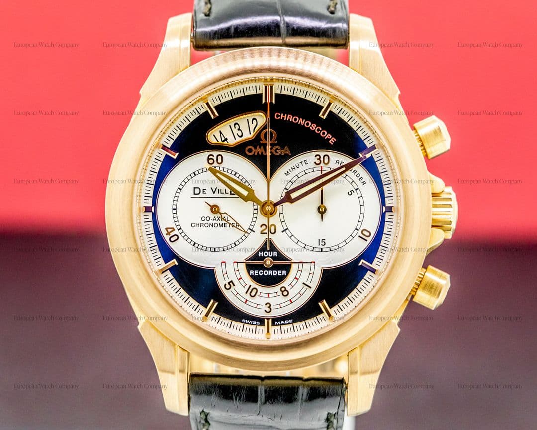 Omega De Ville Co-Axial Chronoscope Rose Gold