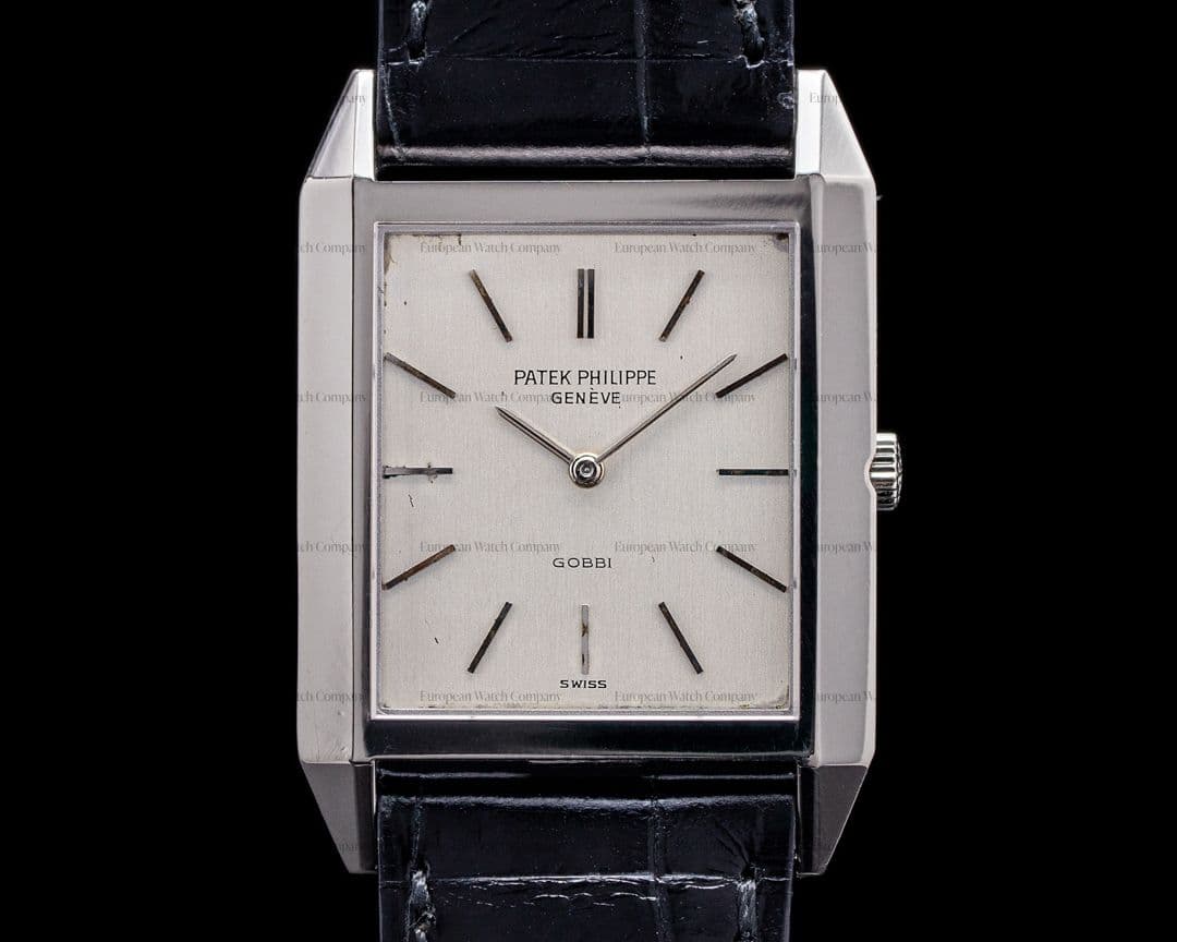 Patek Philippe 3572 18K White Gold Manual Wind GOBBI SIGNED