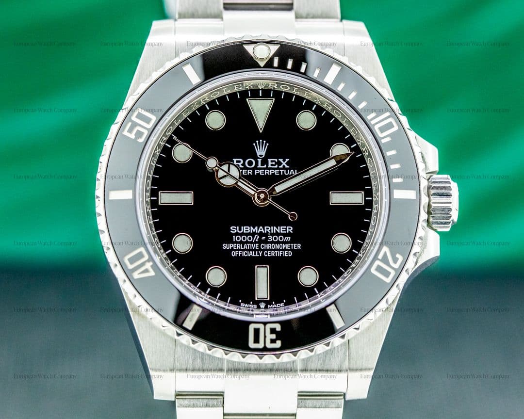 Rolex Submariner 124060 No Date Ceramic Bezel 41MM 