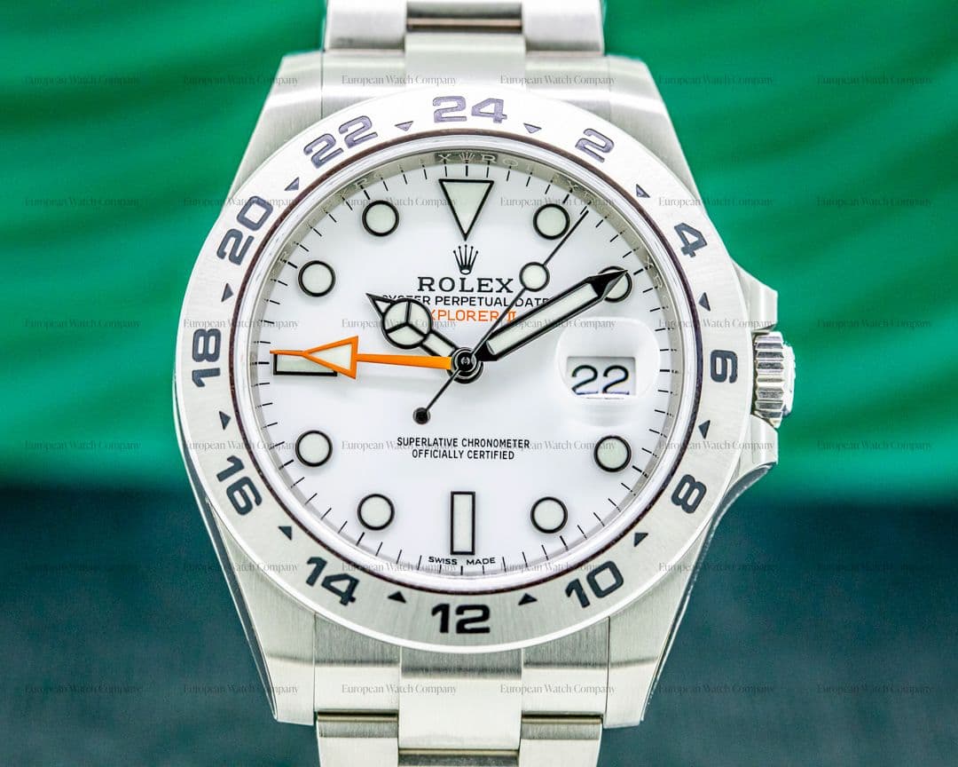 Rolex Explorer II 216570 White Dial SS UNWORN STICKERED 2020