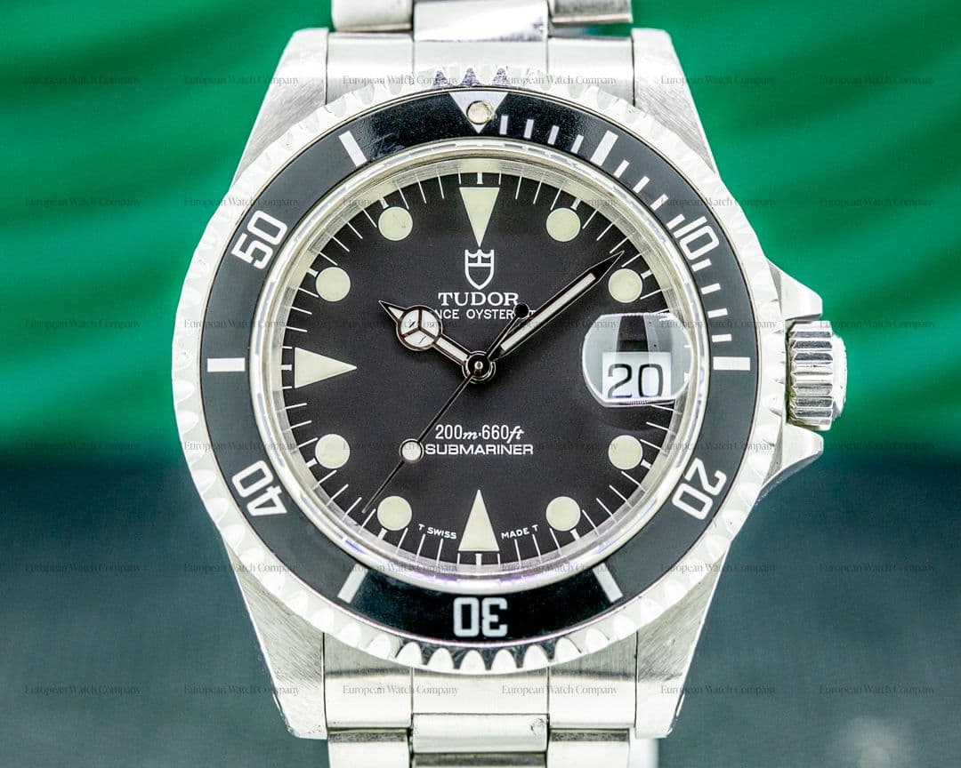Tudor Submariner Black Dial SS Bracelet 