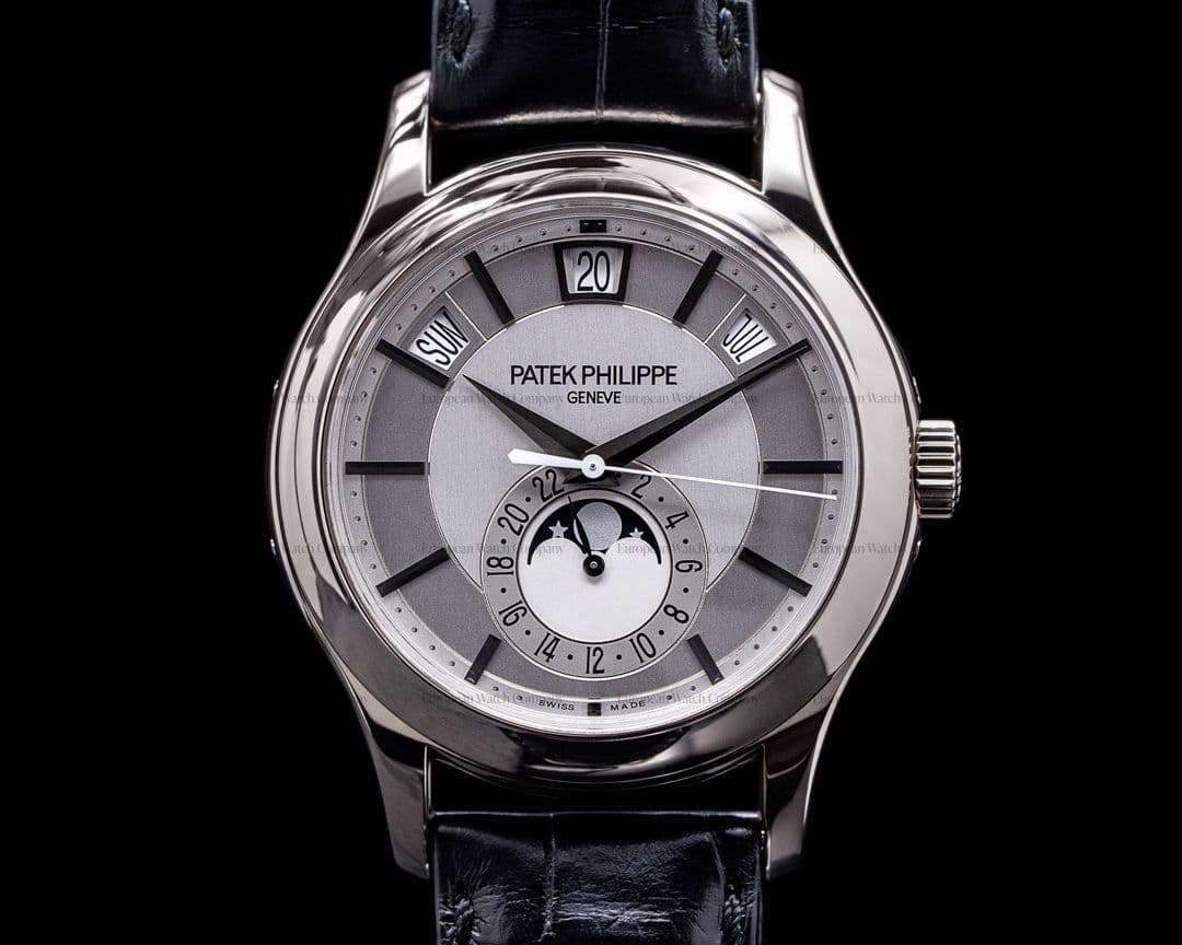 Patek Philippe Annual Calendar 5205G Silver Dial 18K White Gold + Deployment 

