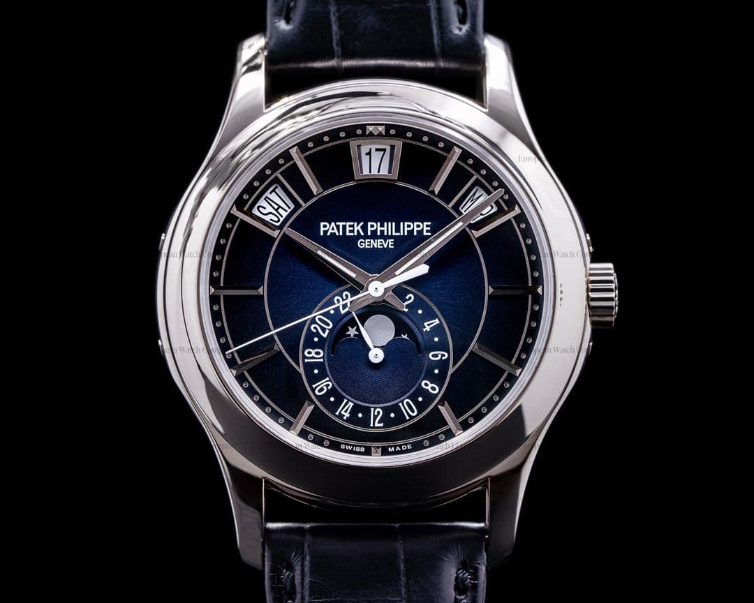 Patek Philippe Annual Calendar Blue Dial 18K White Gold 2020