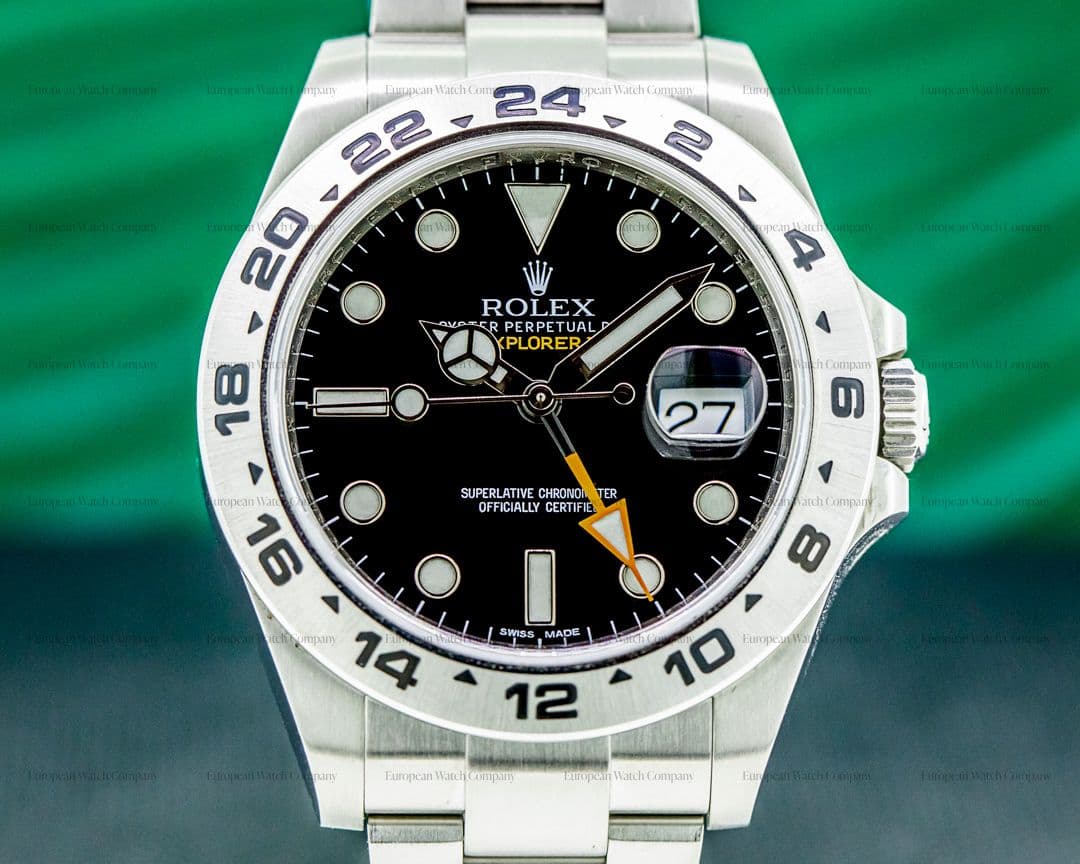 Rolex Explorer II Black Dial SS