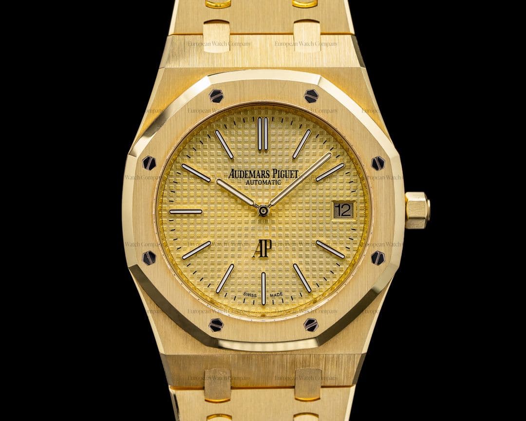 Audemars Piguet Royal Oak Jumbo 15202BA 18K Yellow Gold / Gold Dial 
