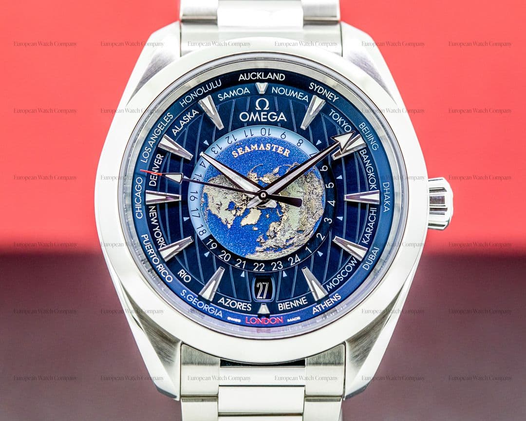 Omega Aqua Terra Co-Axial Master Chronometer GMT Worldtimer