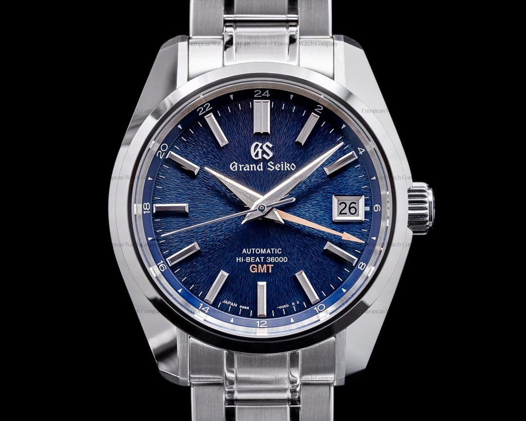 Grand Seiko Heritage Hi-Beat 36000 GMT Blue Dial SS LIMITED EDITION