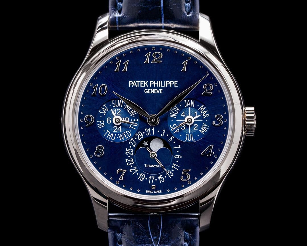Patek Philippe Perpetual Calendar 5327G "TIFFANY & CO" 18K White Gold Blue Dial