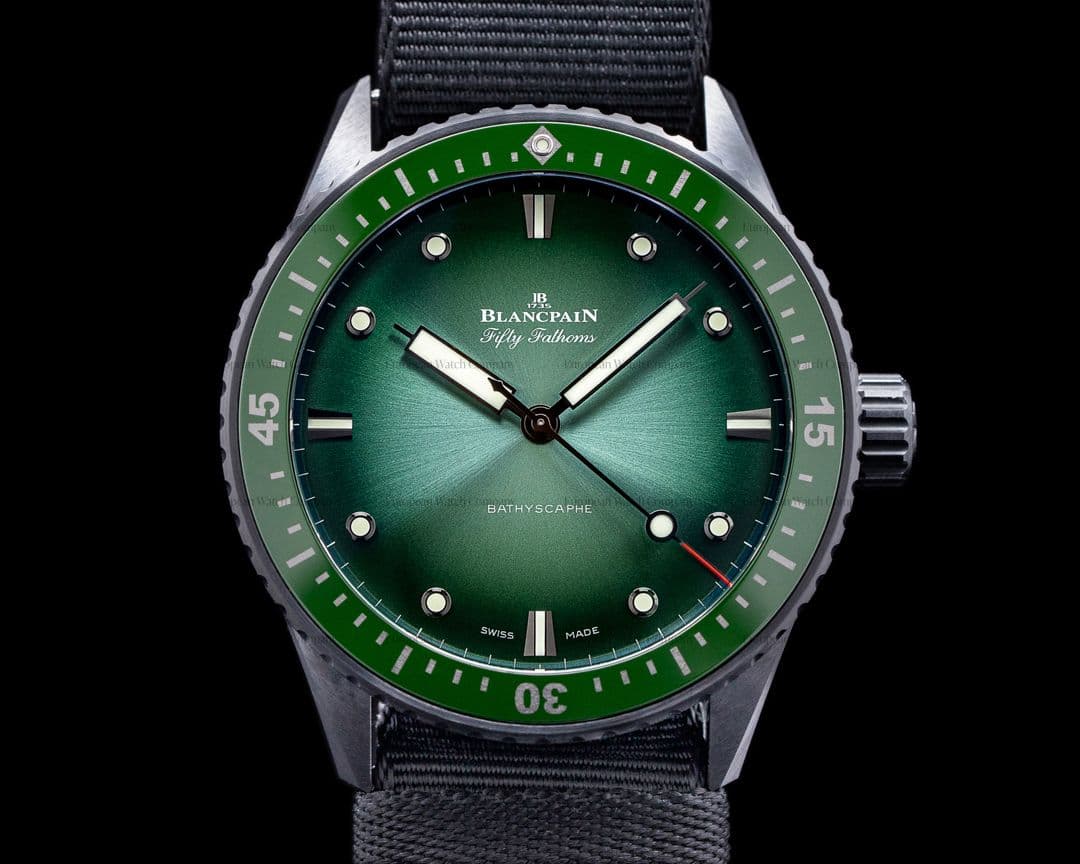 Blancpain Fifty Fathoms Bathyscaphe Mokarran Tropical Green Dial Limited 2020