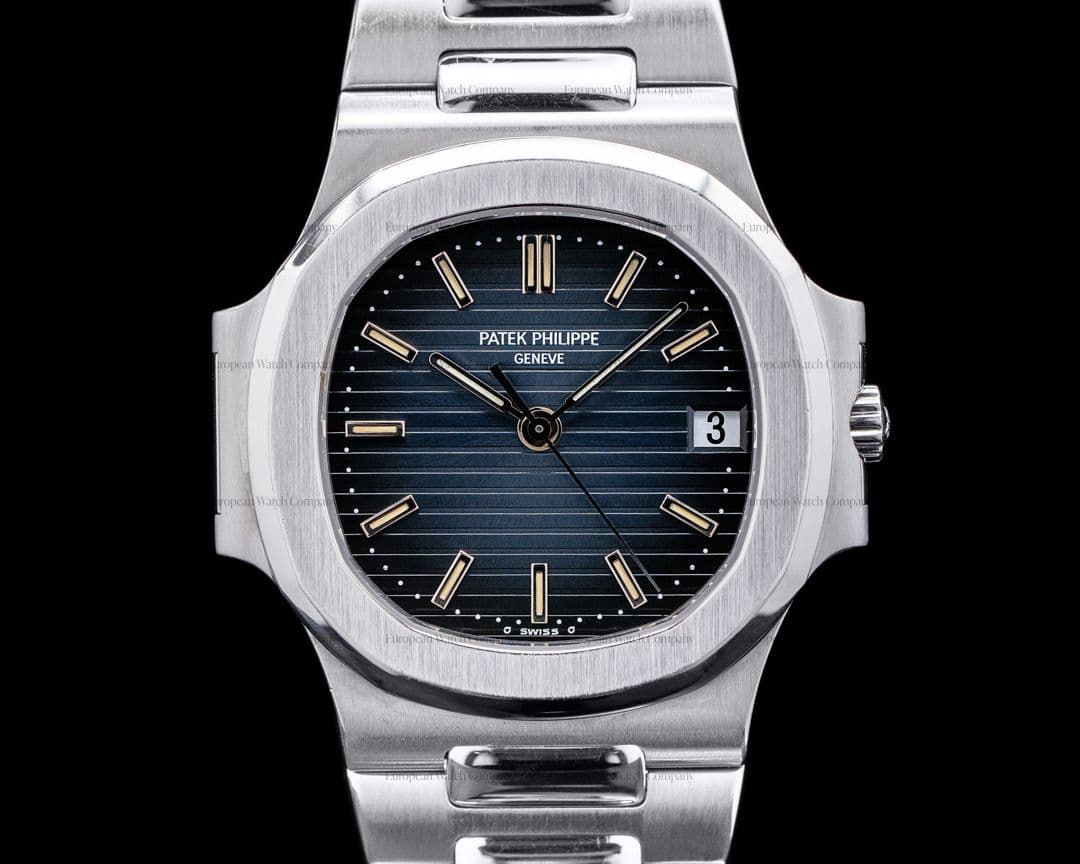 Patek Philippe Nautilus 3800 Automatic Blue Dial SS FULL SET