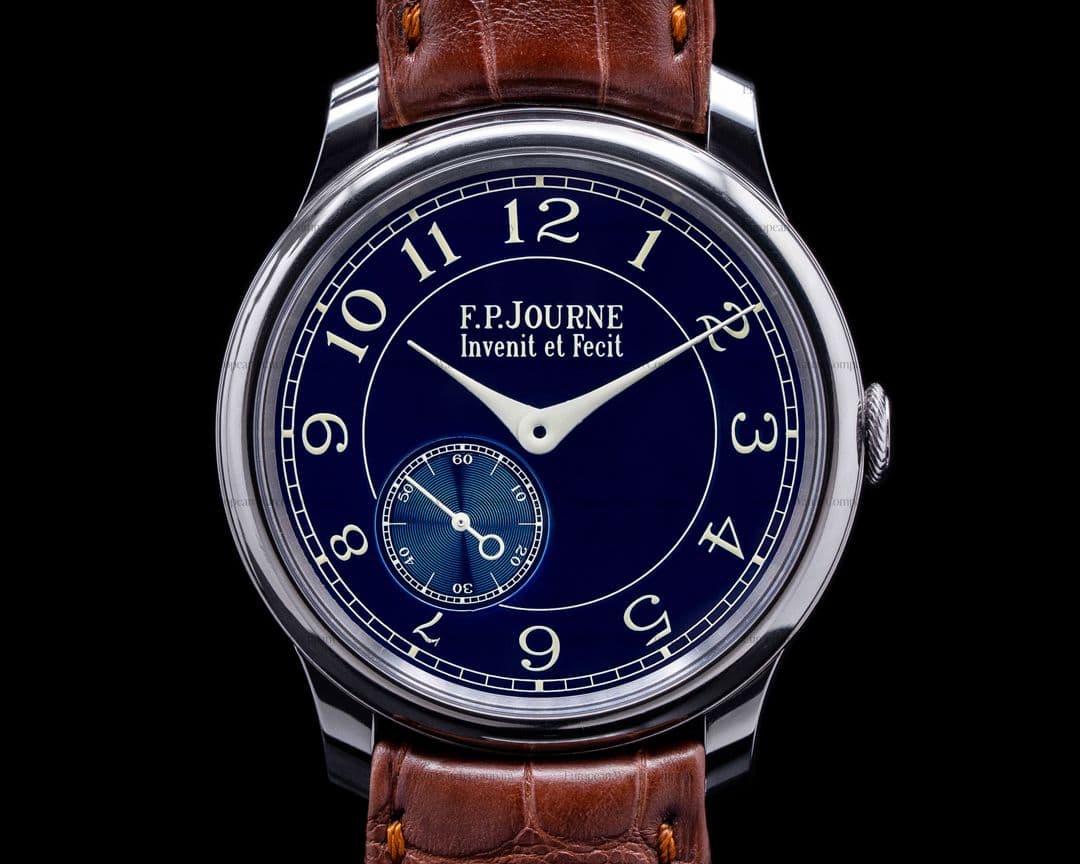 F. P. Journe Chronometre Bleu Tantalum Blue Dial 