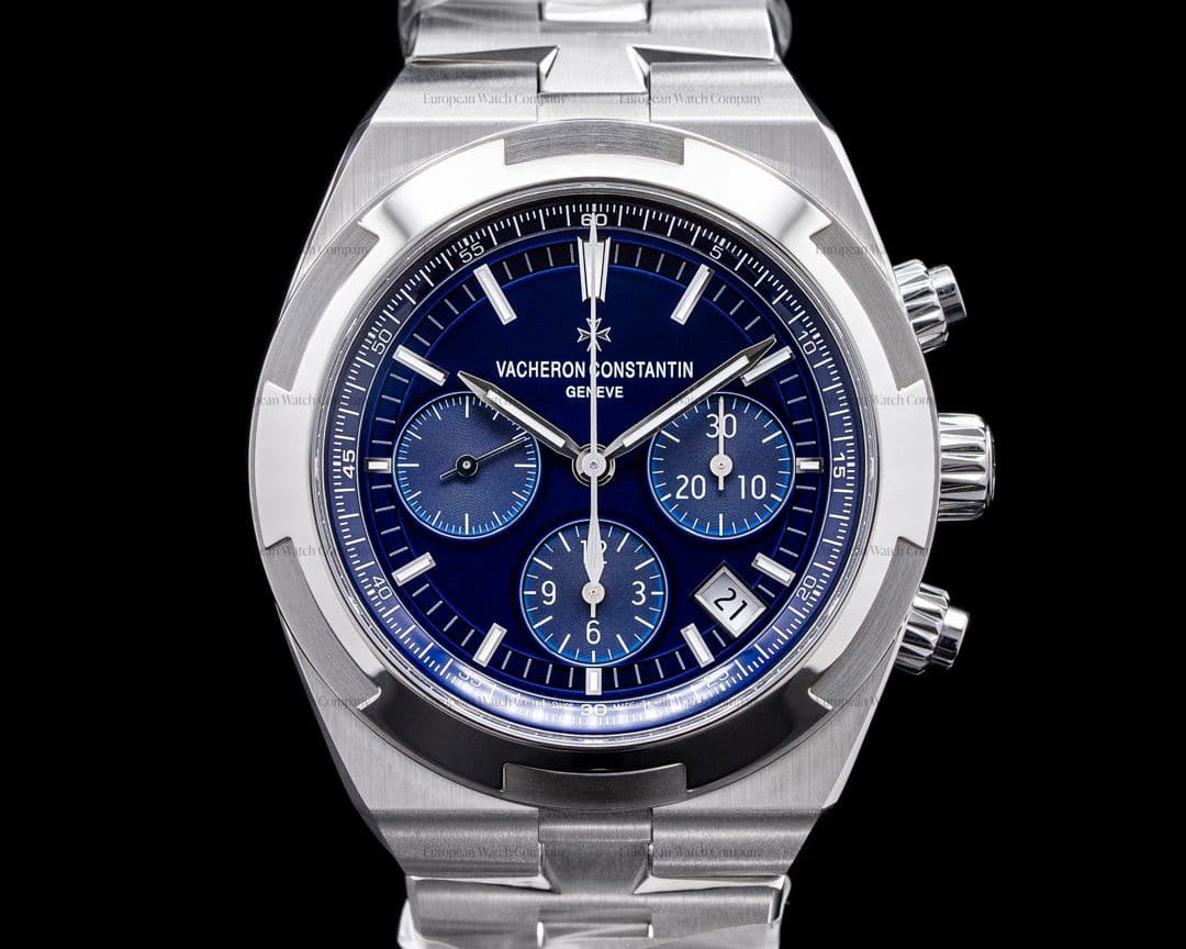 Vacheron Constantin Overseas Chronograph 5500V Blue Dial SS FULL SET UNWORN