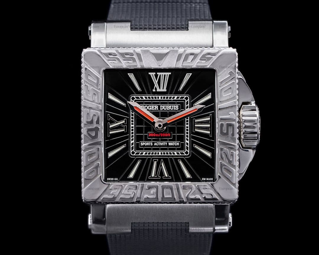 Roger Dubuis Acqua Mare SS / Rubber Black Dial 41MM