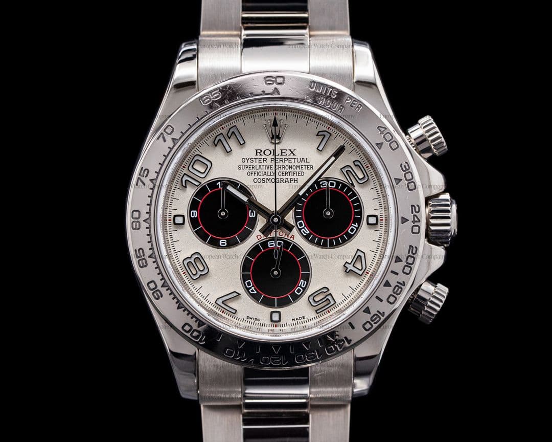 Rolex Daytona 116509 Black Arabic 18K White Gold / Panda Dial