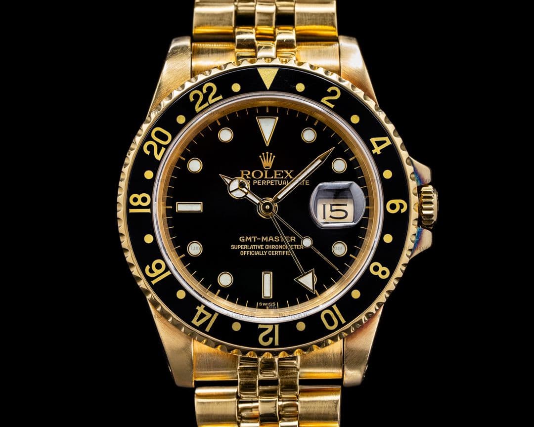 Rolex GMT Master 16758 18K Yellow Gold / Bracelet