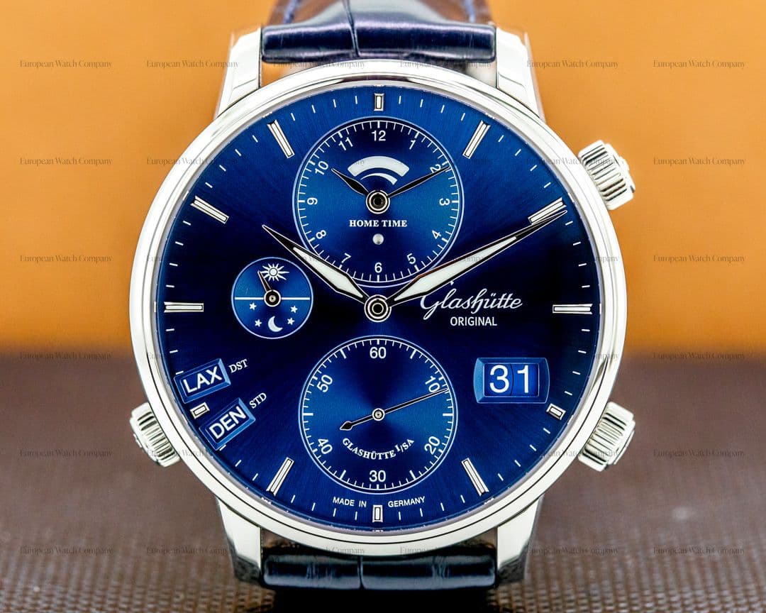 Glashutte Original Senator Cosmopolite SS Blue Dial 2021