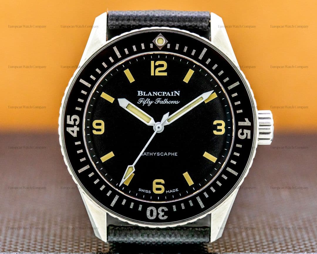 Blancpain Fifty Fathoms 38mm Bathyscaphe for HODINKEE UNWORN