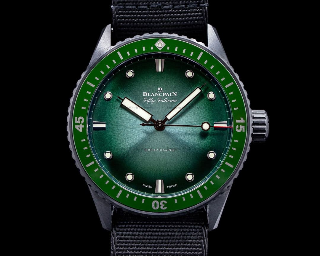 Blancpain Fifty Fathoms Bathyscaphe Mokarran Tropical Green Dial Limited 2020