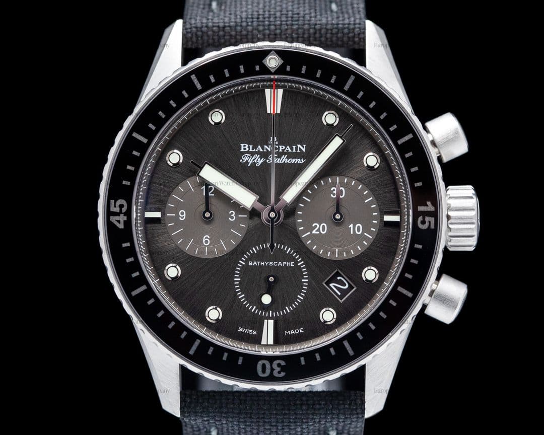 Blancpain Fifty Fathoms Bathyscaphe Flyback Chronograph SS / Nato