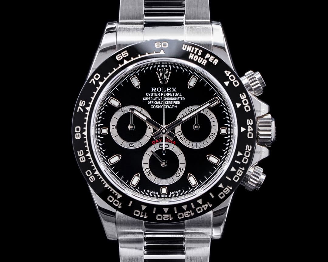 Rolex Daytona 116500 Ceramic Bezel SS / Black Dial