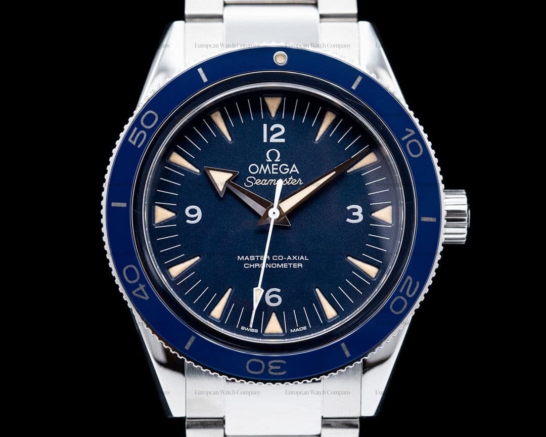 Omega Omega SeaMaster 300M Blue Dial Blue Bezel Co-Axial Titanium 41MM
