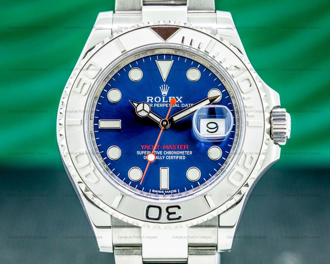 Rolex Yacht Master SS Blue Dial / Platinum Bezel 2019 