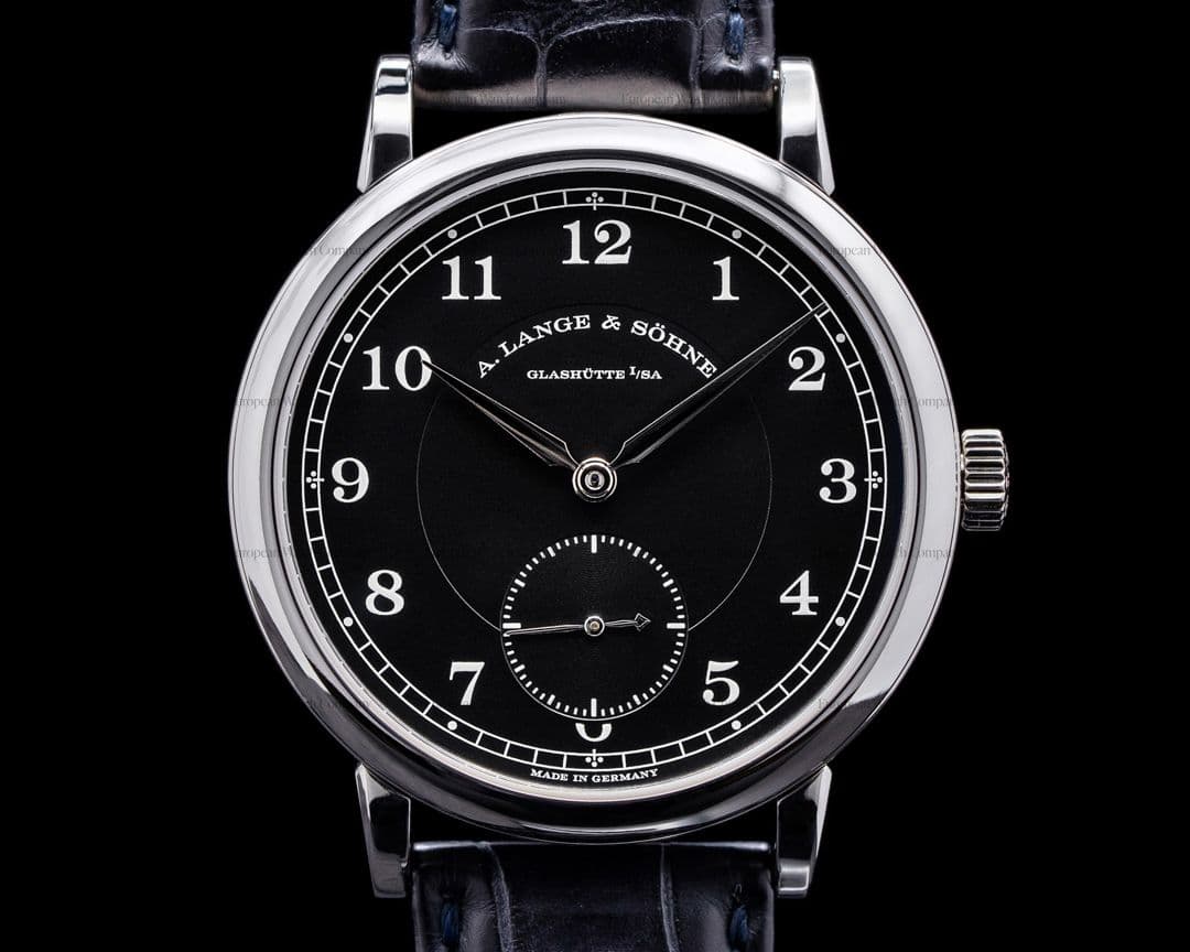 A. Lange and Sohne 200th Anniversary F.A Lange 236.049 1815 Platinum Black Dial RARE